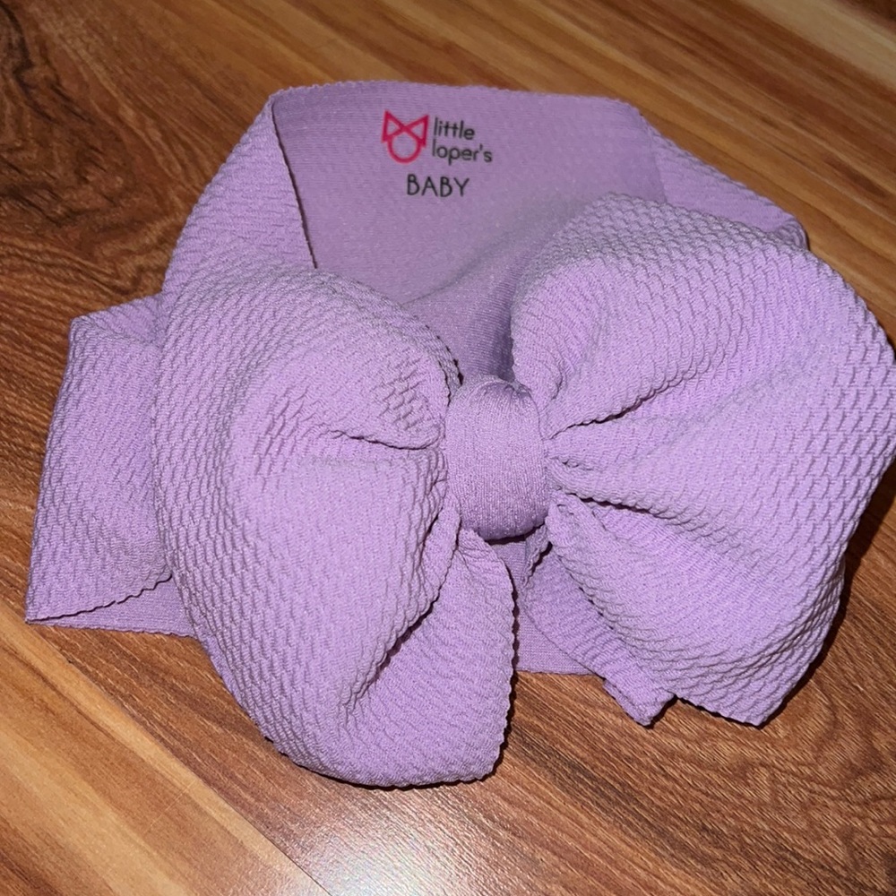 Little Lopers Lavender “Baby” Head Wrap